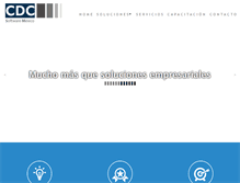 Tablet Screenshot of cdcsoftware.com.mx